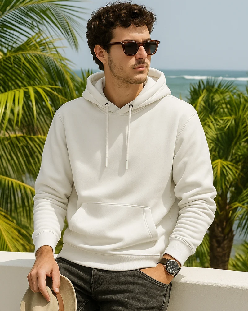بيواكوف Men's Gardenia Oversized Hoodies